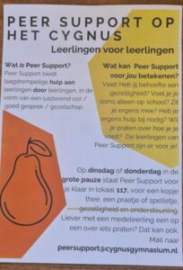 Peer support op het Cygnus