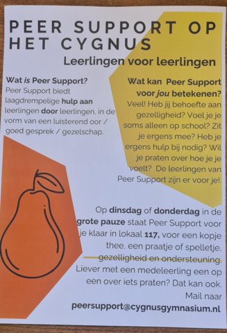 Peer support op het Cygnus